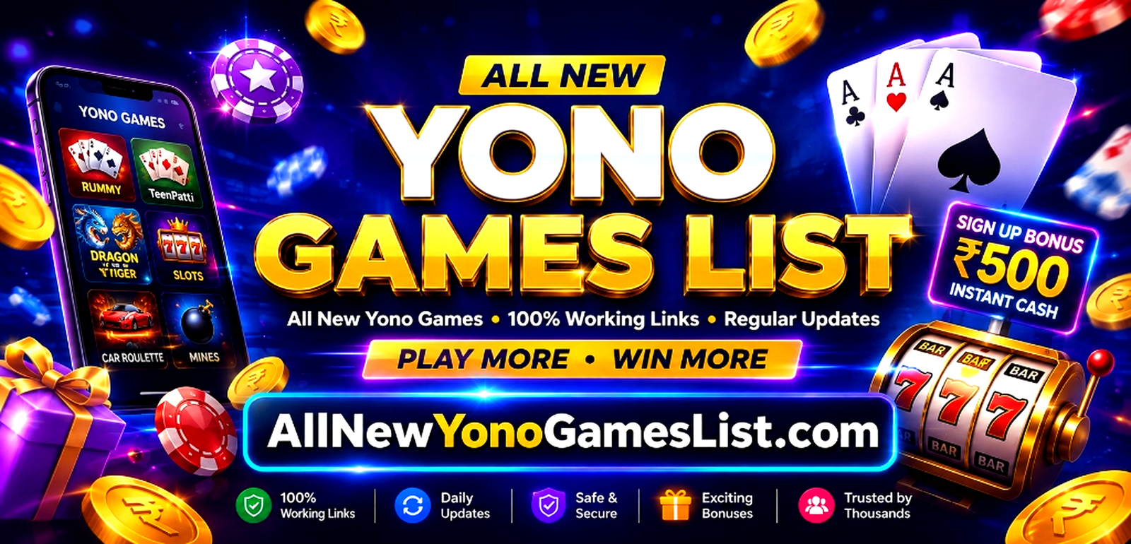 All Yono Games 2026 Complete List